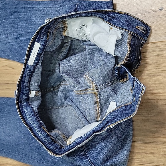 Frame Demin LeGargon Distressed Boyfriend Jeans - Picture 6 of 16